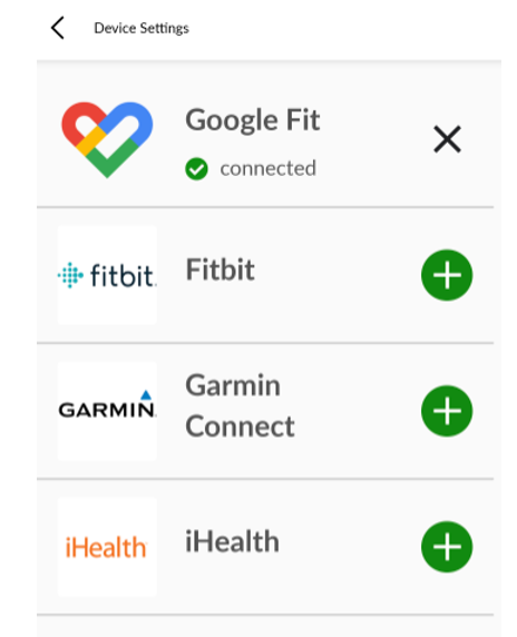 Garmin google clearance fit