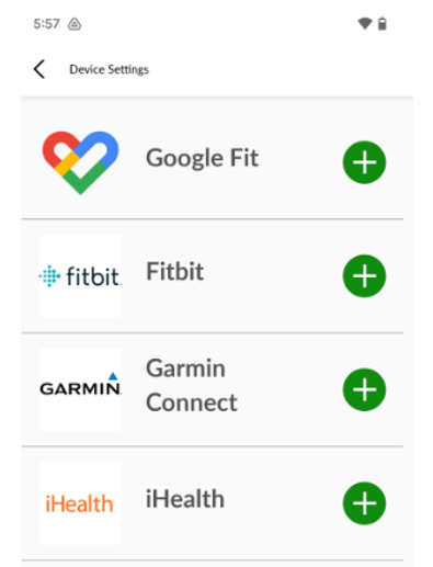 Garmin hotsell google fit