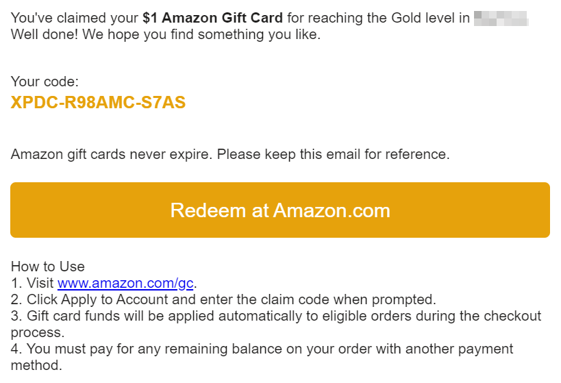 Where to Find  Gift Card Claim Code 